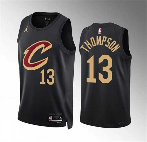 Men%27s Cleveland Cavaliers #13 Tristan Thompson Black Statement Edition Stitched Jersey Dzhi